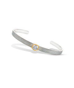 Pulseira em Prata e Ouro Coleção "VALENTINE" - ZEIK JOYAS
