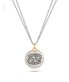 Pingente em Prata e Ouro - ZEIK JOYAS