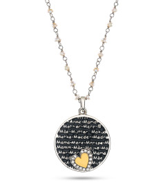 Pingente em Prata e Ouro - ZEIK JOYAS