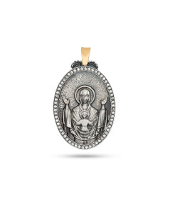 Pingente em Prata e Ouro - ZEIK JOYAS