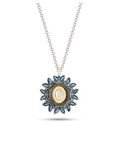 Pingente em Prata e Ouro - ZEIK JOYAS