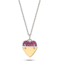 Pingente em Prata e Ouro - ZEIK JOYAS