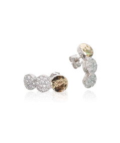 Brincos em Prata e Ouro - ZEIK JOYAS