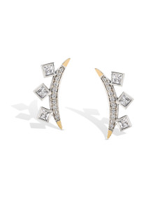 Brincos em Prata e Ouro - ZEIK JOYAS