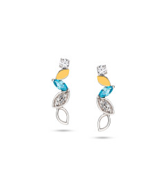 Brincos em Prata e Ouro - ZEIK JOYAS