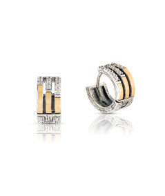 Brincos em Prata e Ouro - ZEIK JOYAS