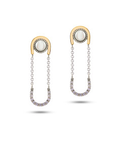 Brincos em Prata e Ouro - ZEIK JOYAS