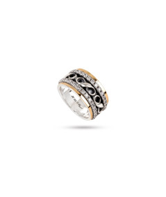 Aliança em Prata e Ouro - ZEIK JOYAS