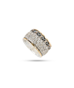 Aliança em Prata e Ouro - ZEIK JOYAS
