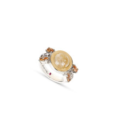Anel em Prata e Ouro - ZEIK JOYAS