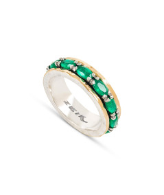Aliança em Prata e Ouro - ZEIK JOYAS